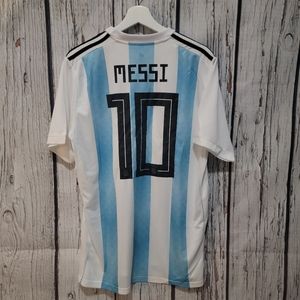Argentina home soccer jersey Messi #10  size XL